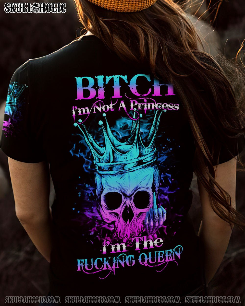 I’M NOT A PRINCESS I’M THE F QUEEN ALL OVER PRINT – YHHN0601235