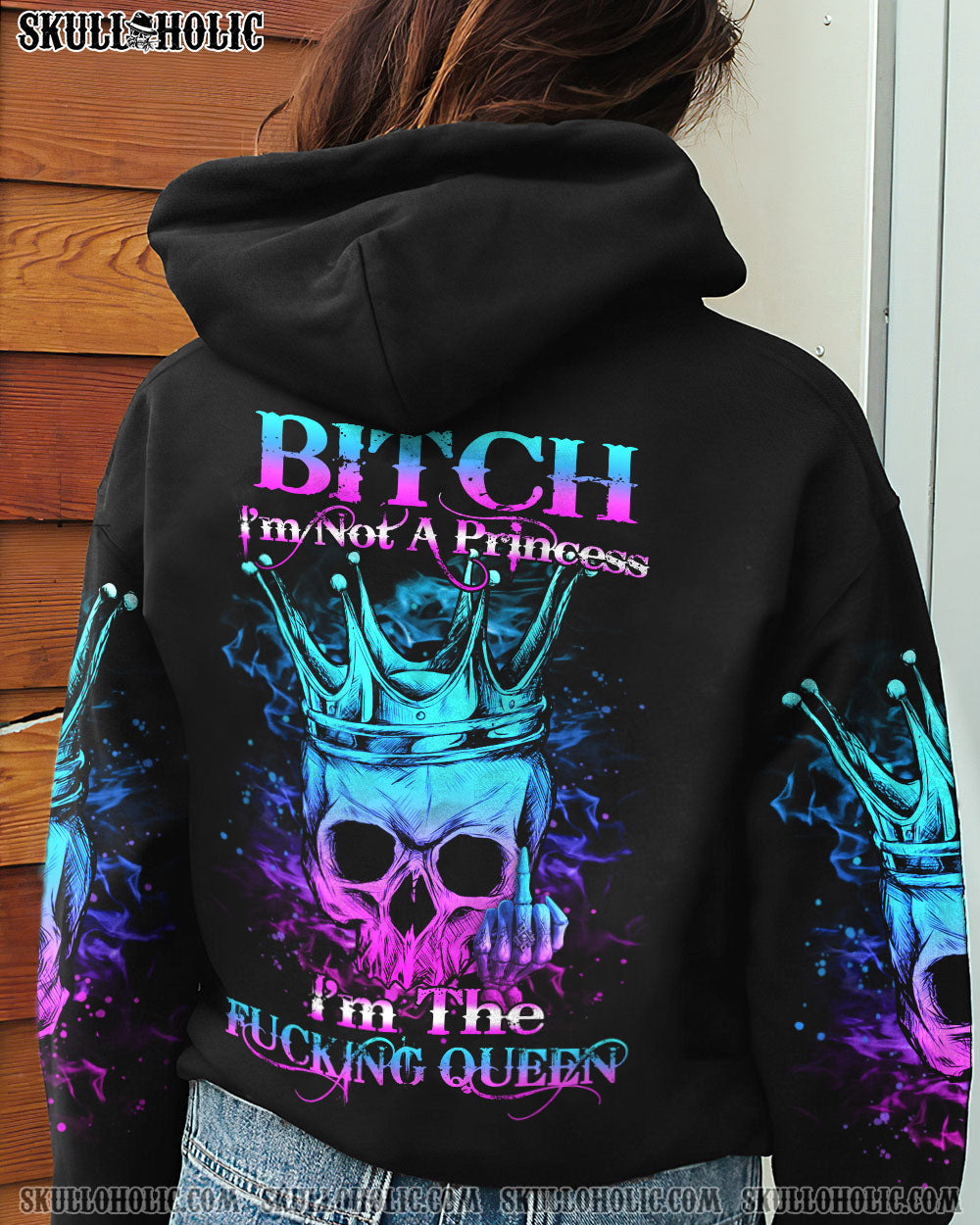 I’M NOT A PRINCESS I’M THE F QUEEN ALL OVER PRINT – YHHN0601235