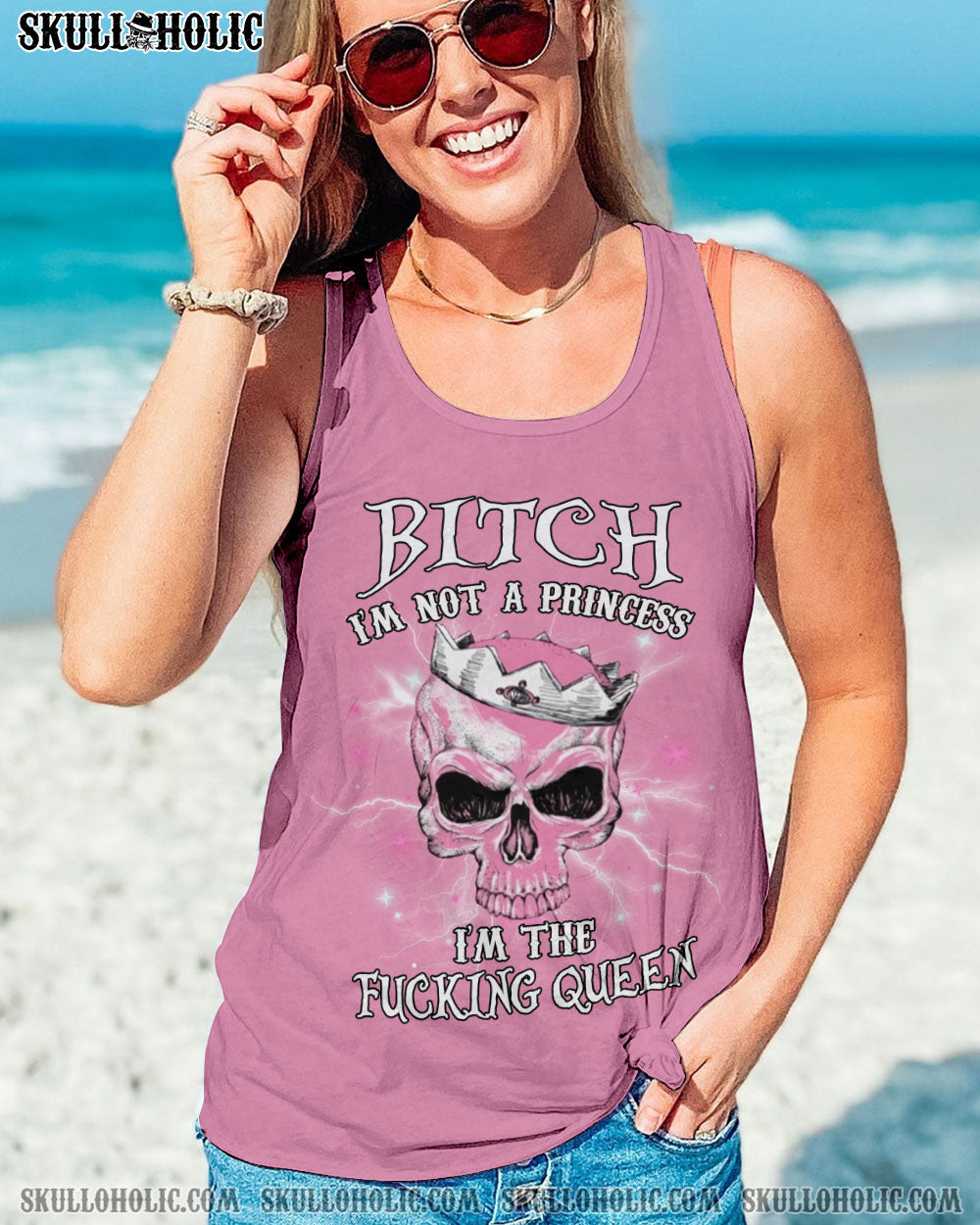 I’M NOT A PRINCESS I’M THE F QUEEN ALL OVER PRINT – YHLN1912222