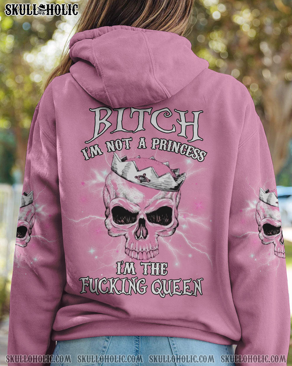 I’M NOT A PRINCESS I’M THE F QUEEN ALL OVER PRINT – YHLN1912222