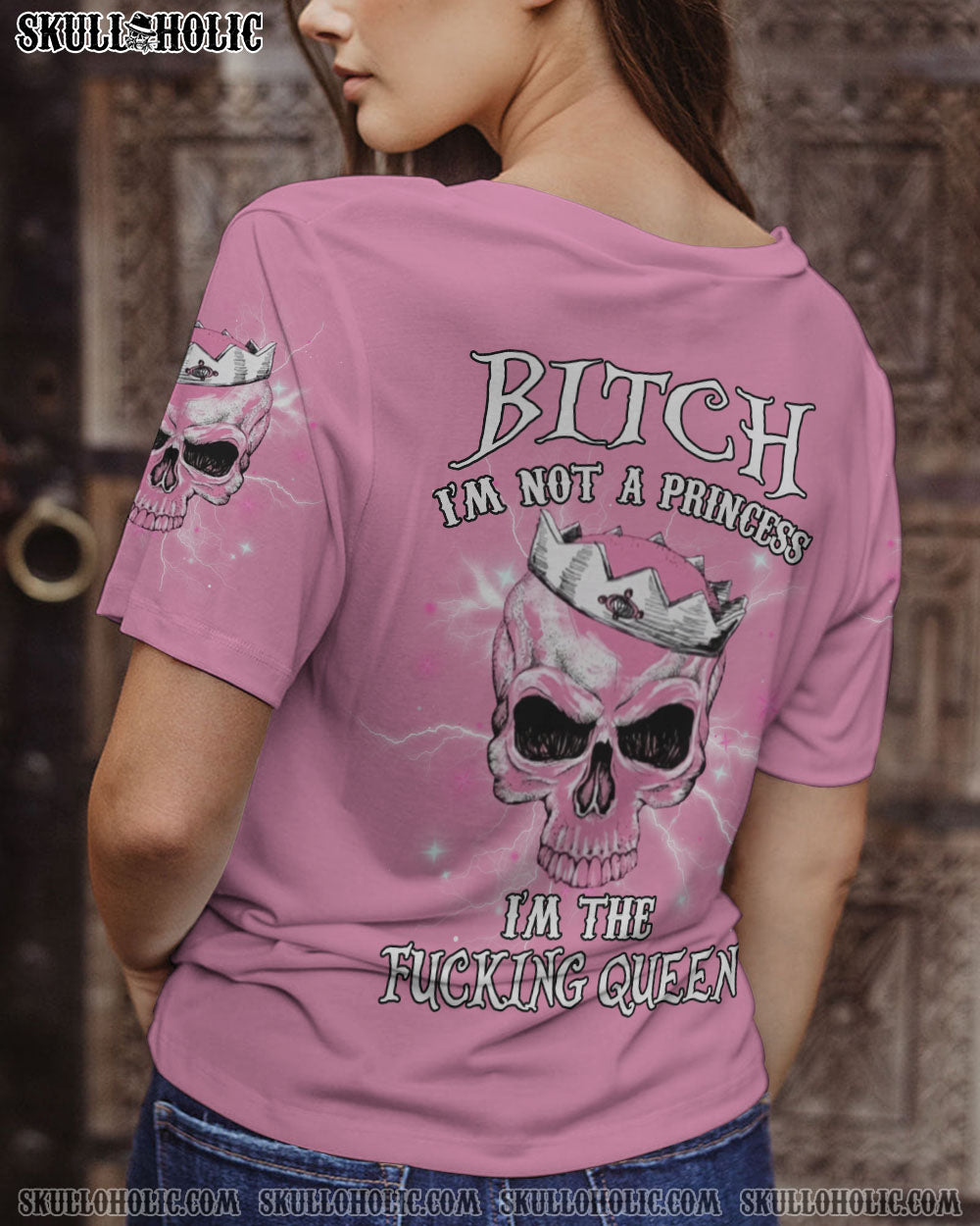 I’M NOT A PRINCESS I’M THE F QUEEN ALL OVER PRINT – YHLN1912222