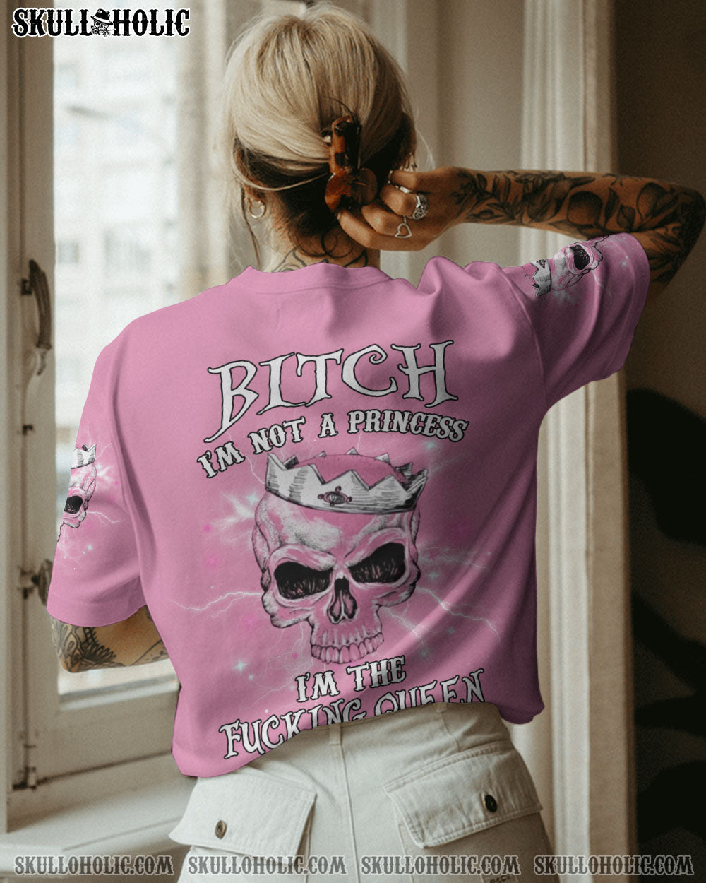 I’M NOT A PRINCESS I’M THE F QUEEN ALL OVER PRINT – YHLN1912222