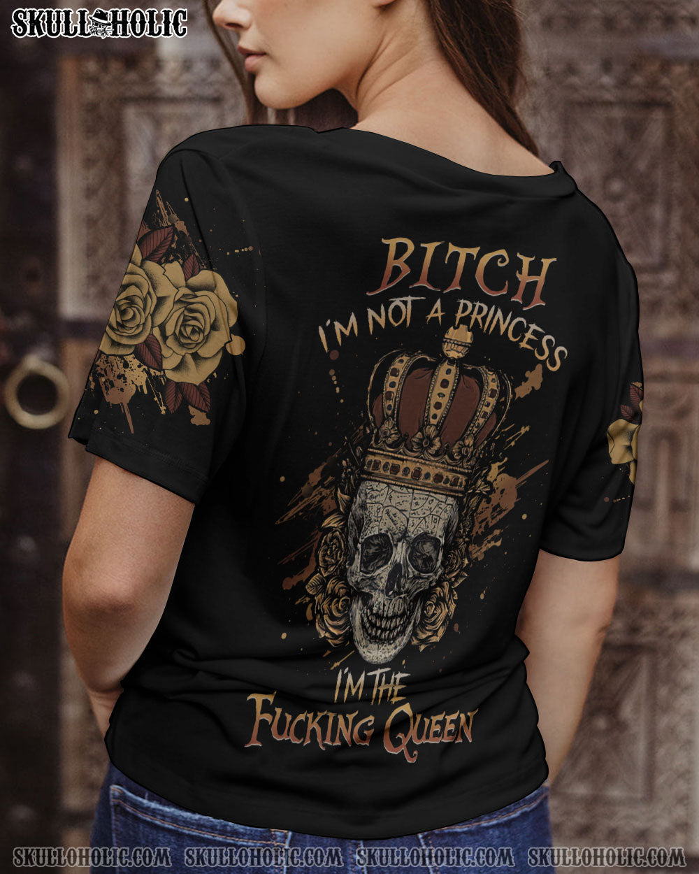 I’M NOT A PRINCESS I’M THE FCKING QUEEN ALL OVER PRINT – YHHG0202232