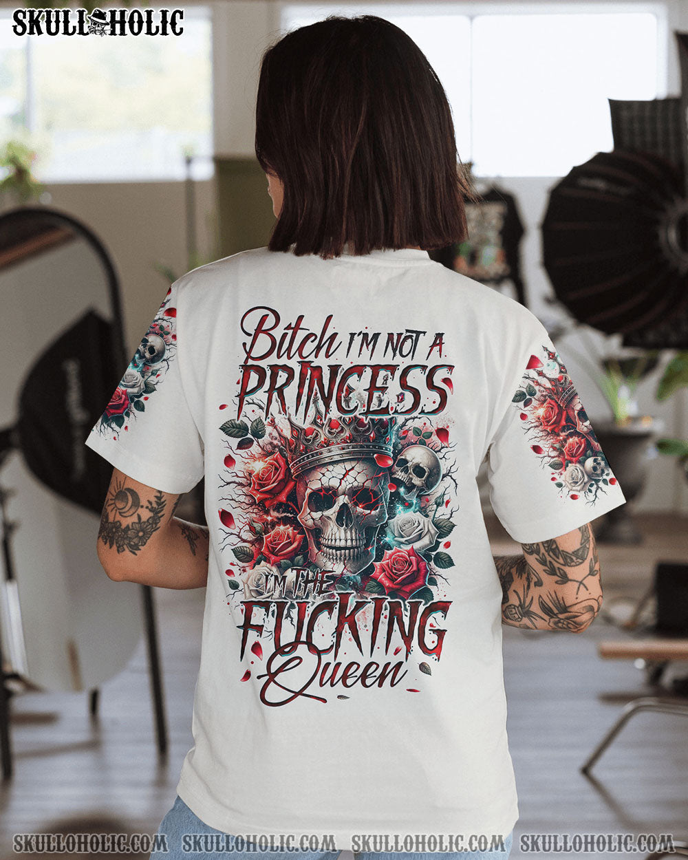 I’M NOT A PRINCESS SKULL ALL OVER PRINT – TY3101243