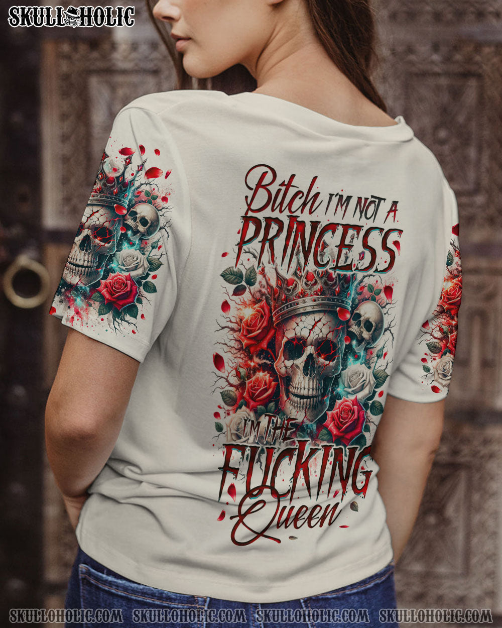 I’M NOT A PRINCESS SKULL ALL OVER PRINT – TY3101243