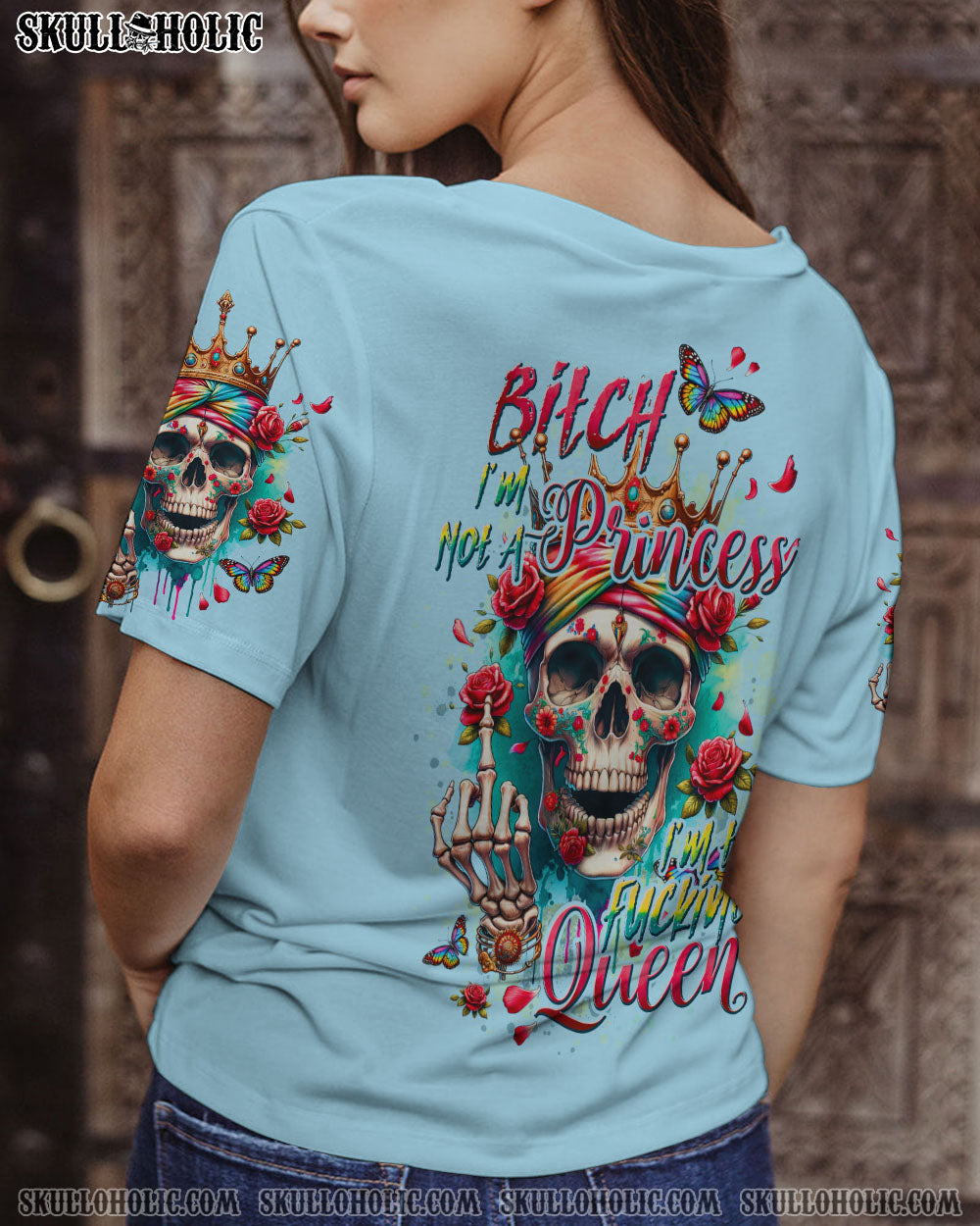 I’M NOT A PRINCESS SKULL ALL OVER PRINT – TYTD2002241