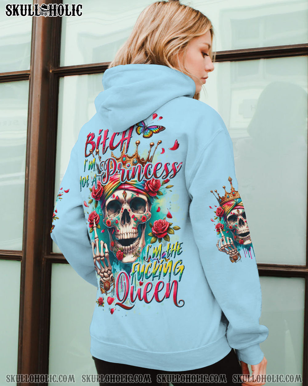 I’M NOT A PRINCESS SKULL ALL OVER PRINT – TYTD2002241