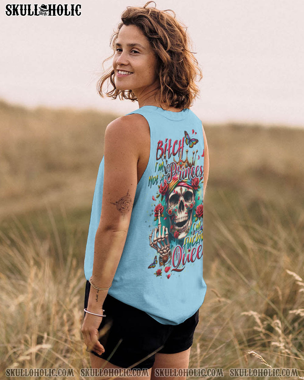 I’M NOT A PRINCESS SKULL ALL OVER PRINT – TYTD2002241