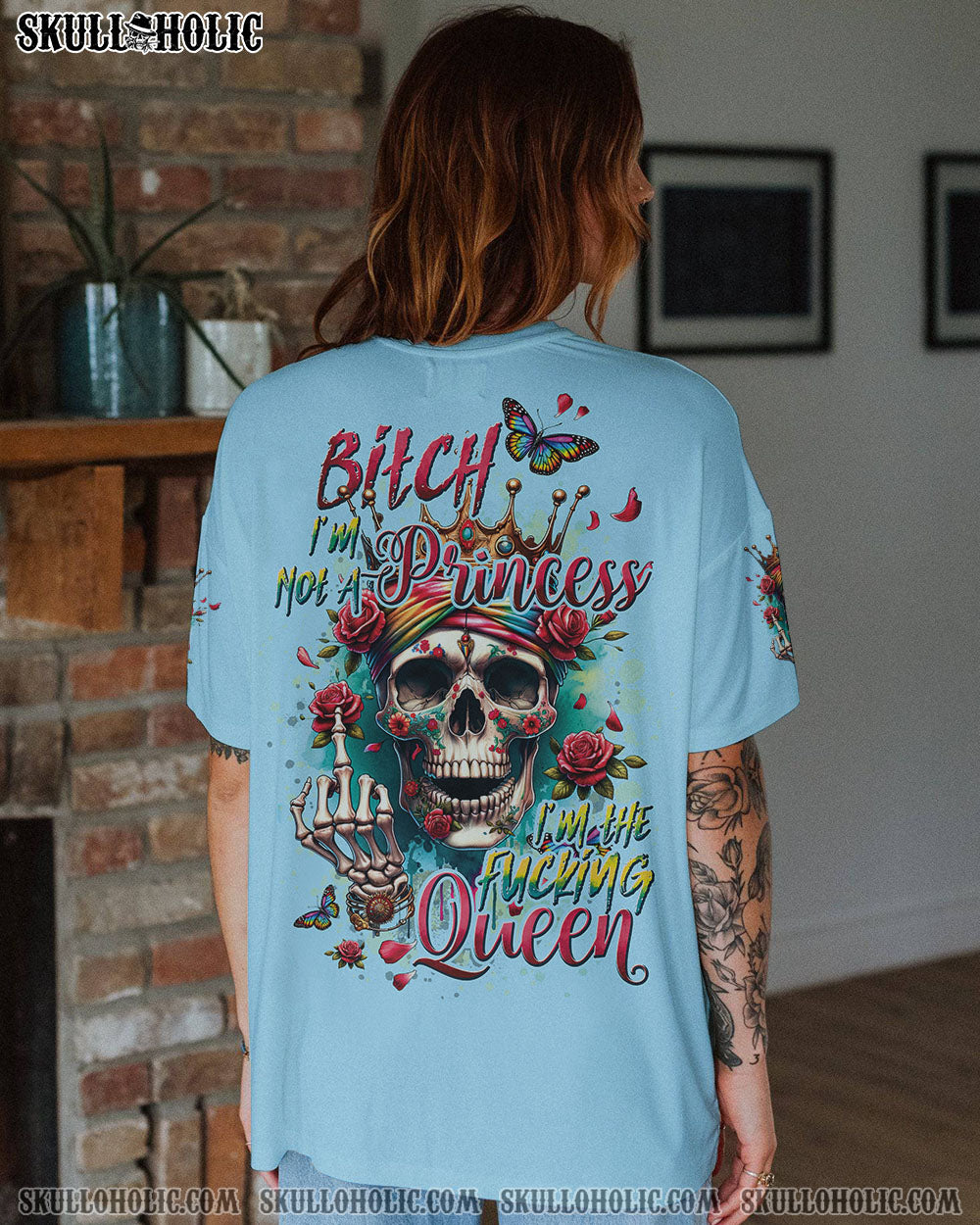 I’M NOT A PRINCESS SKULL ALL OVER PRINT – TYTD2002241