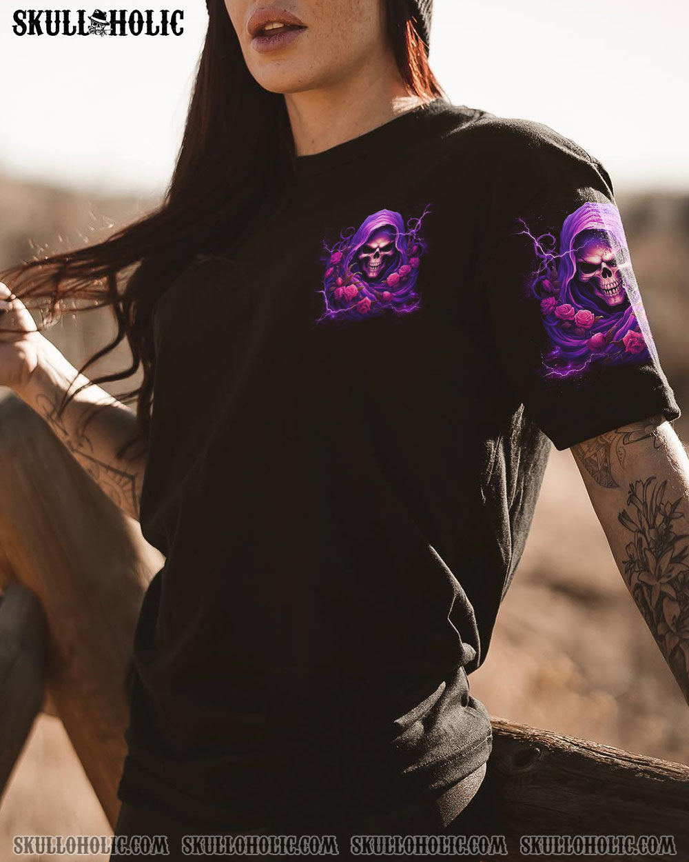 I’M NOT ANTI-SOCIAL MAD REAPER ROSE ALL OVER PRINT – TLNT1306233