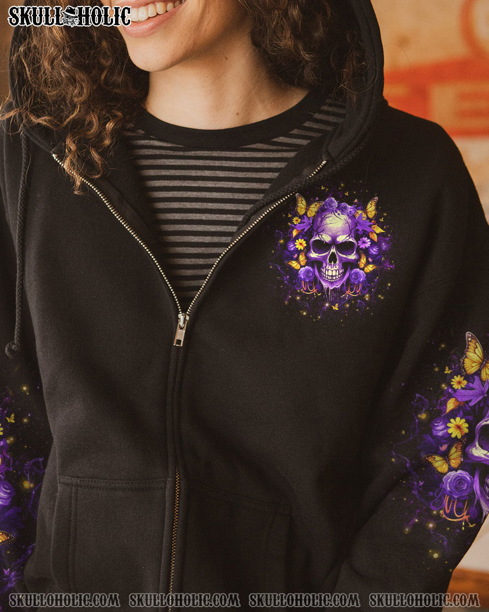 I’M NOT ANTI-SOCIAL MAD SKULL ALL OVER PRINT – YHKD0412233