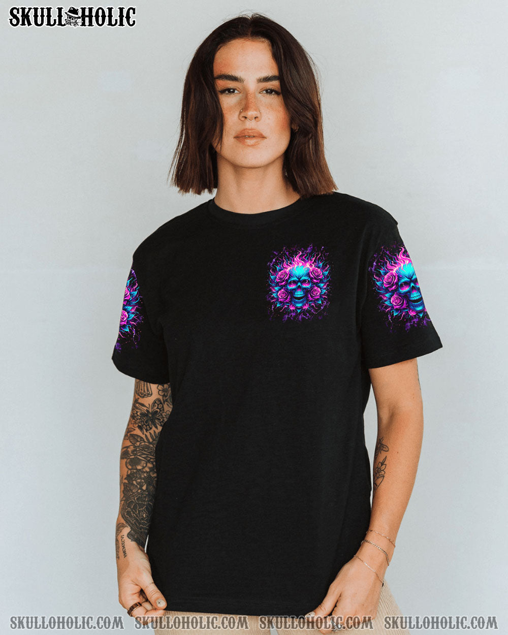 I’M NOT ANTI-SOCIAL MAD SKULL ALL OVER PRINT – YHKD3001241