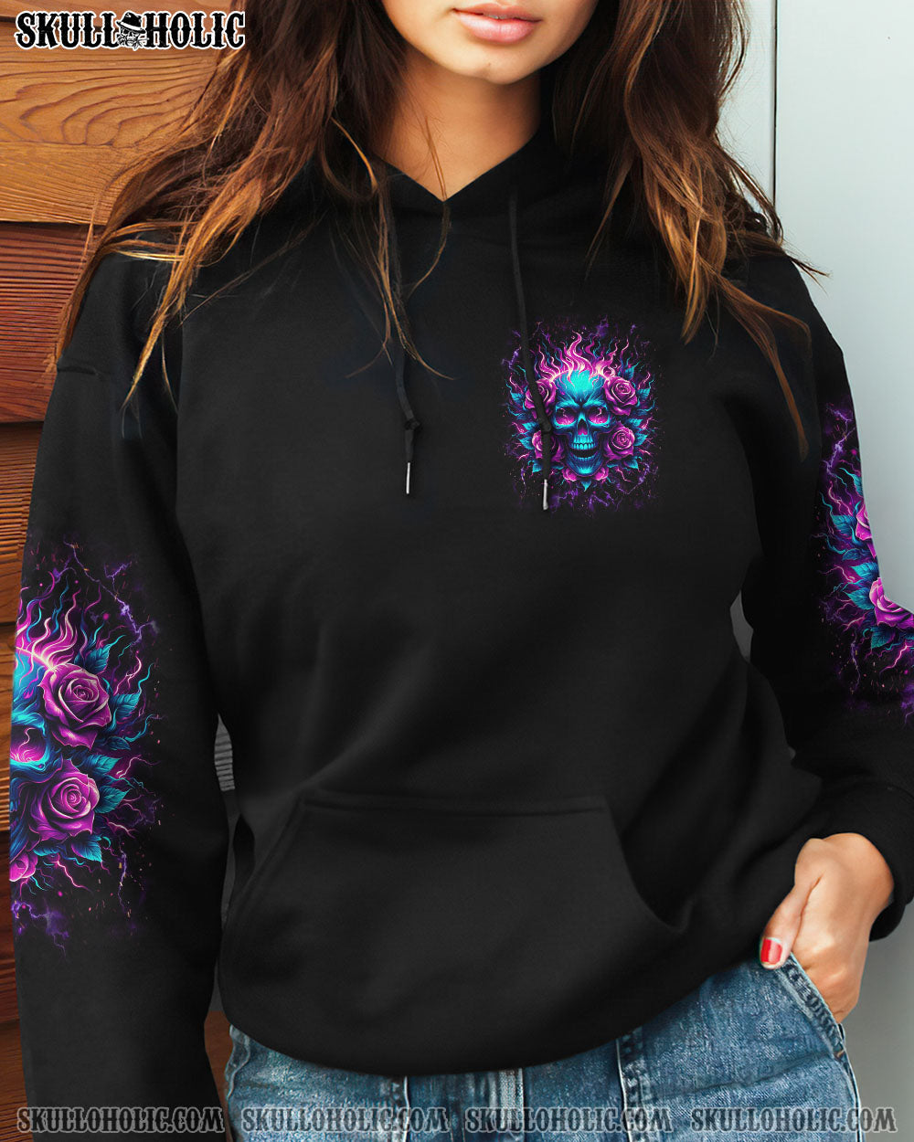 I’M NOT ANTI-SOCIAL MAD SKULL ALL OVER PRINT – YHKD3001241