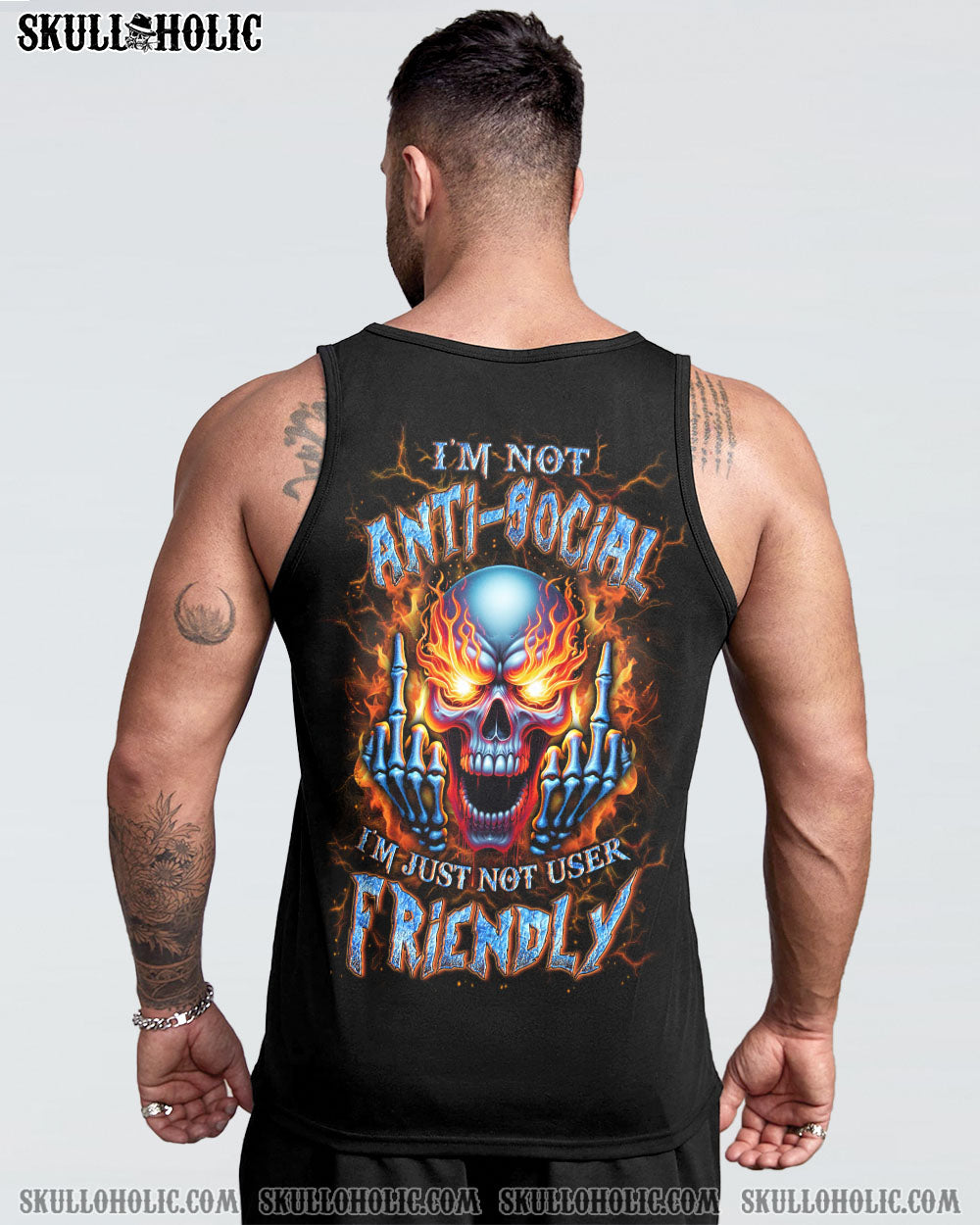 I’M NOT ANTI-SOCIAL MAD SKULL ALL OVER PRINT – YHLN2702243