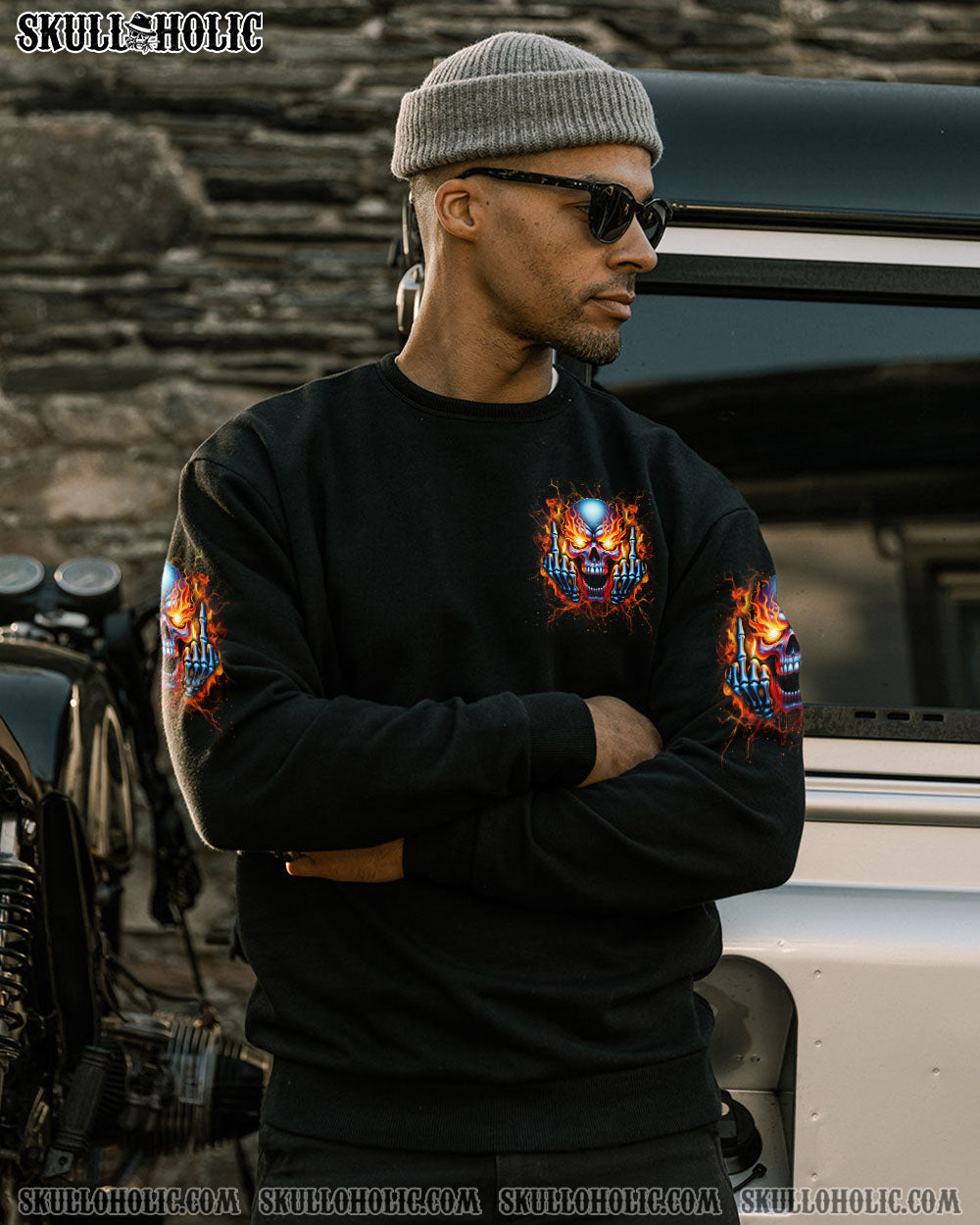 I’M NOT ANTI-SOCIAL MAD SKULL ALL OVER PRINT – YHLN2702243