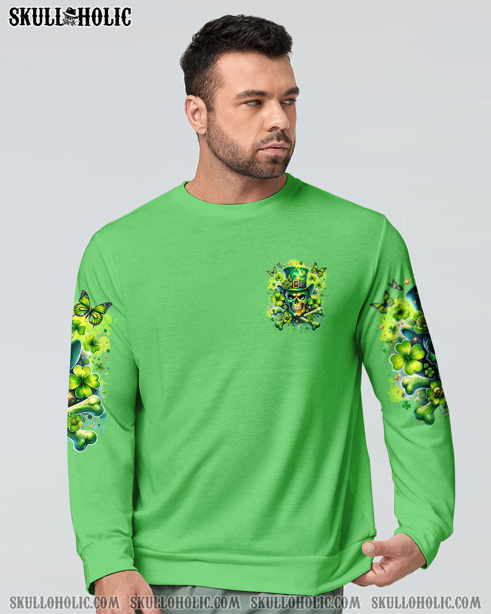 I’M NOT ANTI-SOCIAL MAD SKULL PATRICK’S DAY ALL OVER PRINT – TLTR2501241