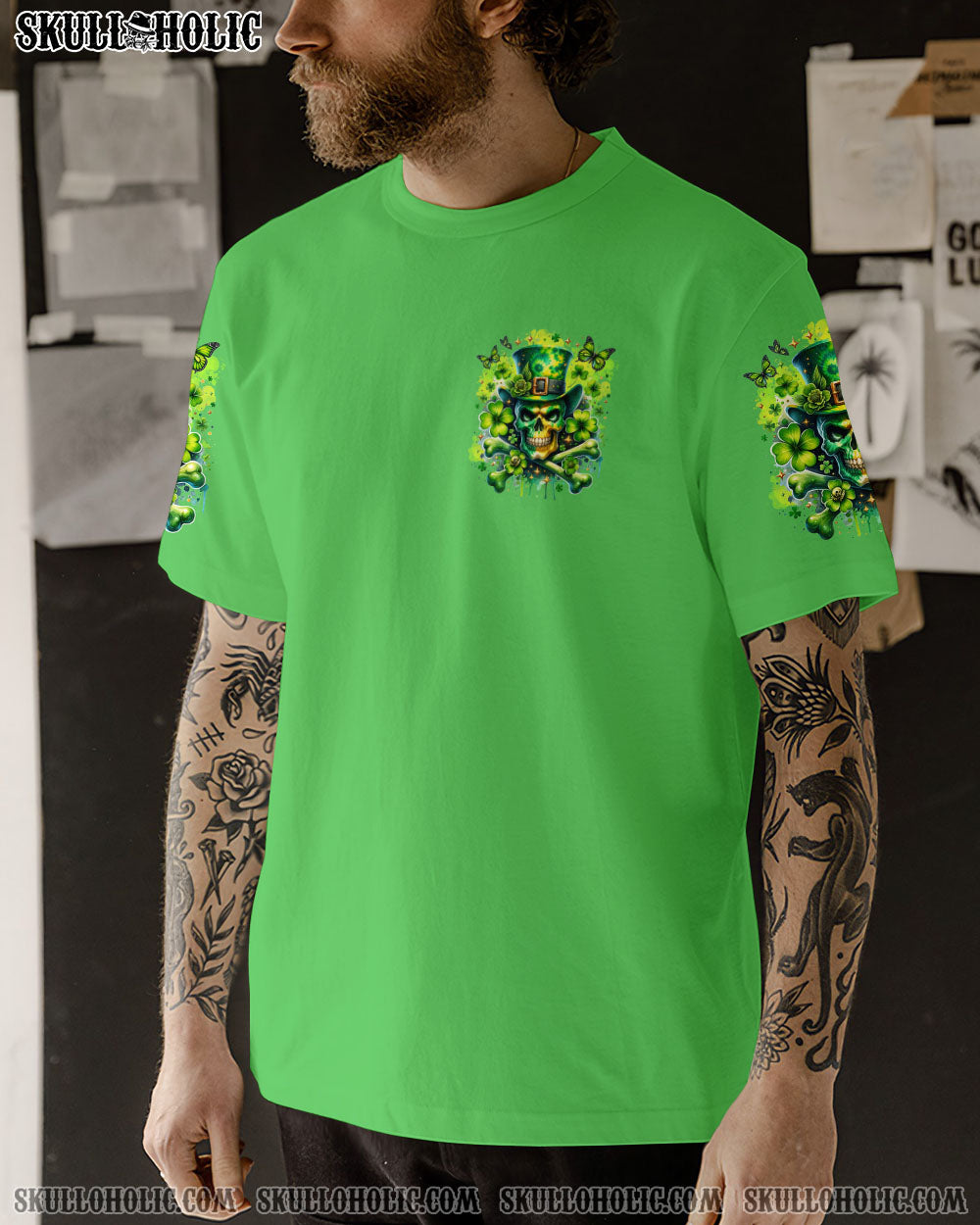 I’M NOT ANTI-SOCIAL MAD SKULL PATRICK’S DAY ALL OVER PRINT – TLTR2501241