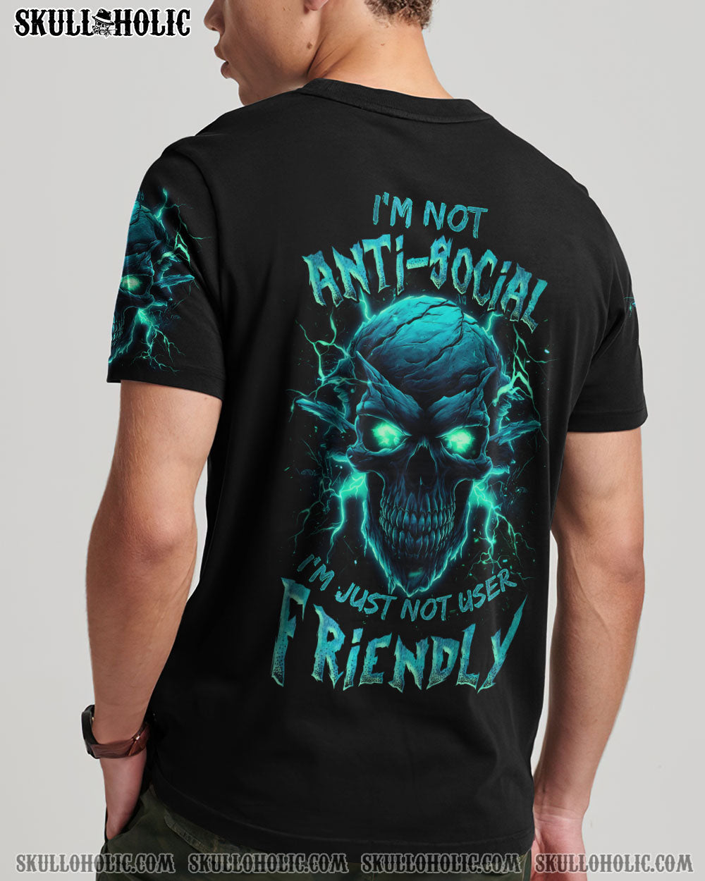 I’M NOT ANTI-SOCIAL MAD SKULL THUNDER ALL OVER PRINT – TLNZ1306233