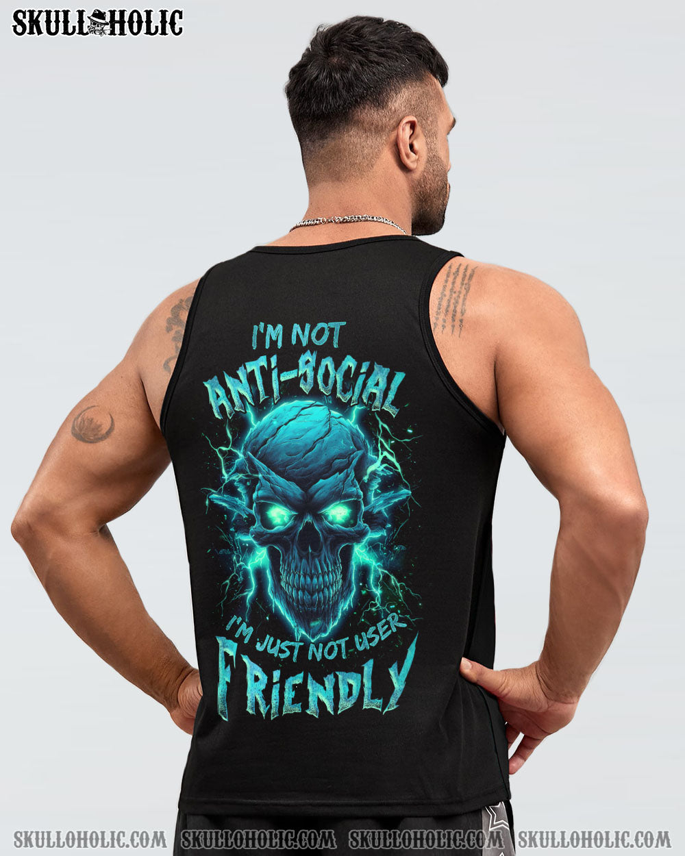 I’M NOT ANTI-SOCIAL MAD SKULL THUNDER ALL OVER PRINT – TLNZ1306233