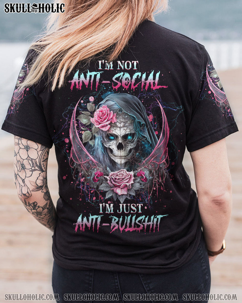 I’M NOT ANTI-SOCIAL SKULL ALL OVER PRINT – YHHG1303233