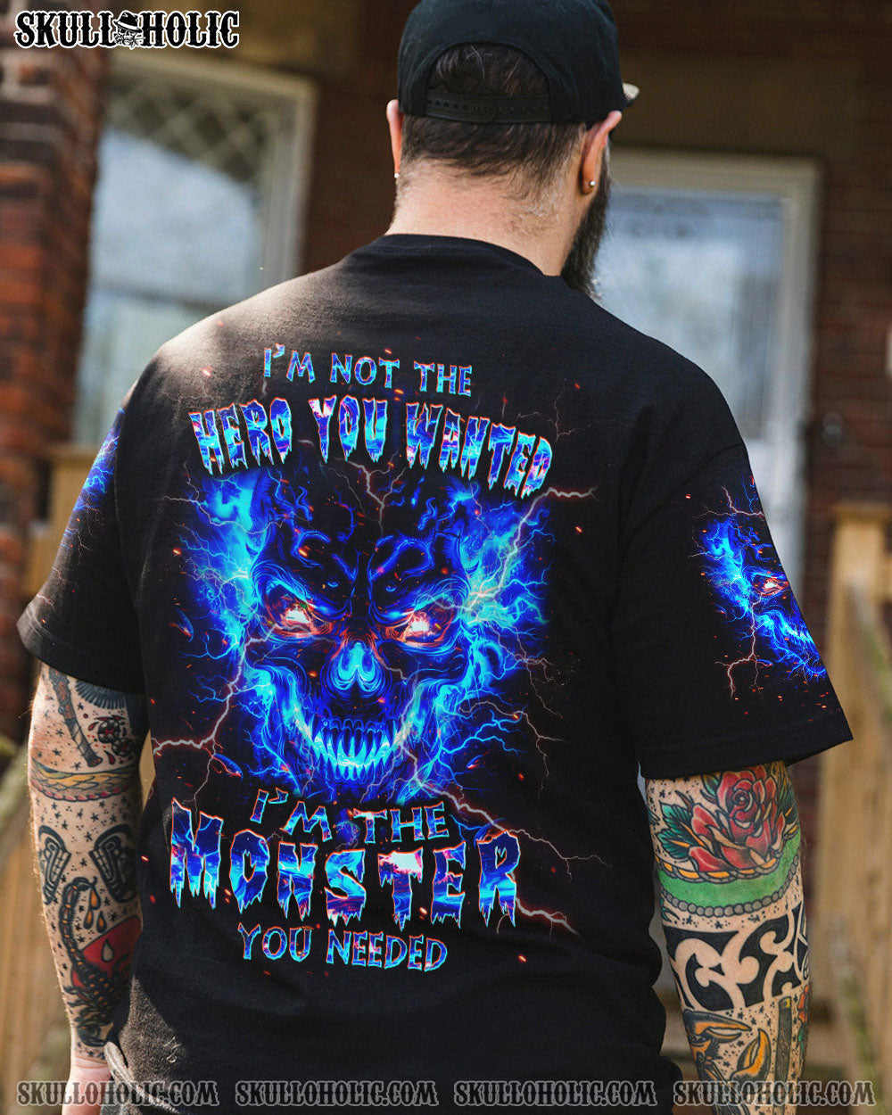 I’M NOT THE HERO YOU WANTED SKULL ALL OVER PRINT – TLPQ2903243