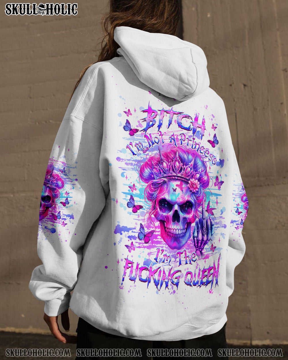I’M THE F QUEEN SKULL ALL OVER PRINT – YHHG0306241