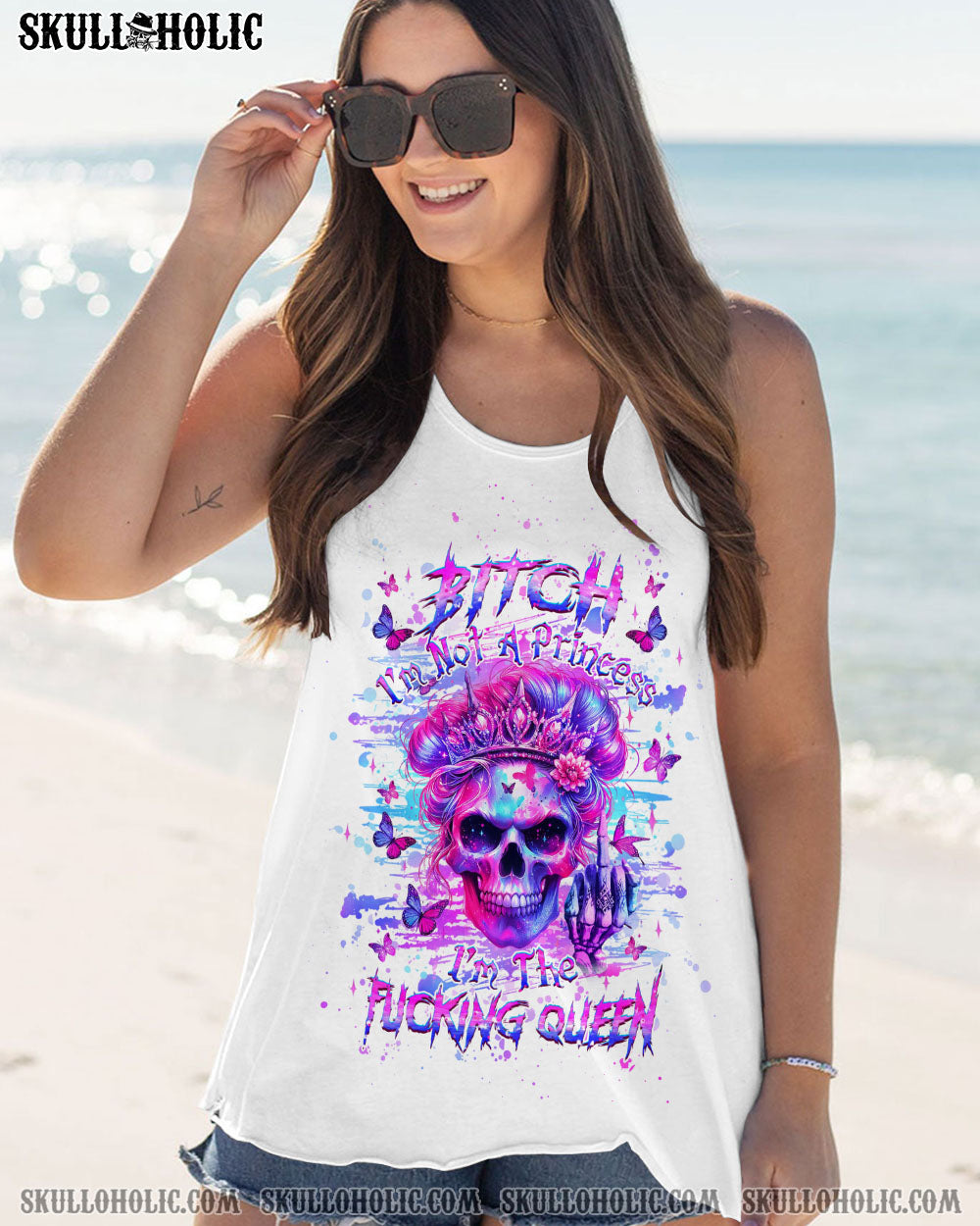 I’M THE F QUEEN SKULL ALL OVER PRINT – YHHG0306241