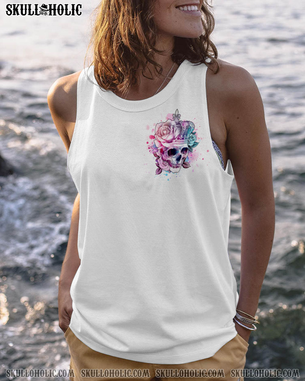 I’M THE F QUEEN SKULL ALL OVER PRINT – YHHG1402234