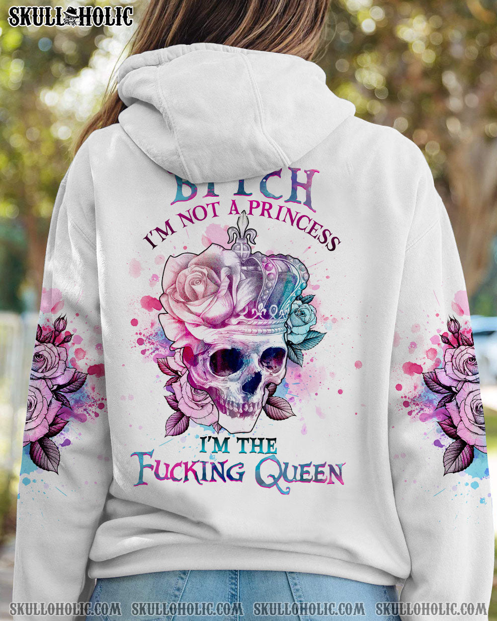 I’M THE F QUEEN SKULL ALL OVER PRINT – YHHG1402234