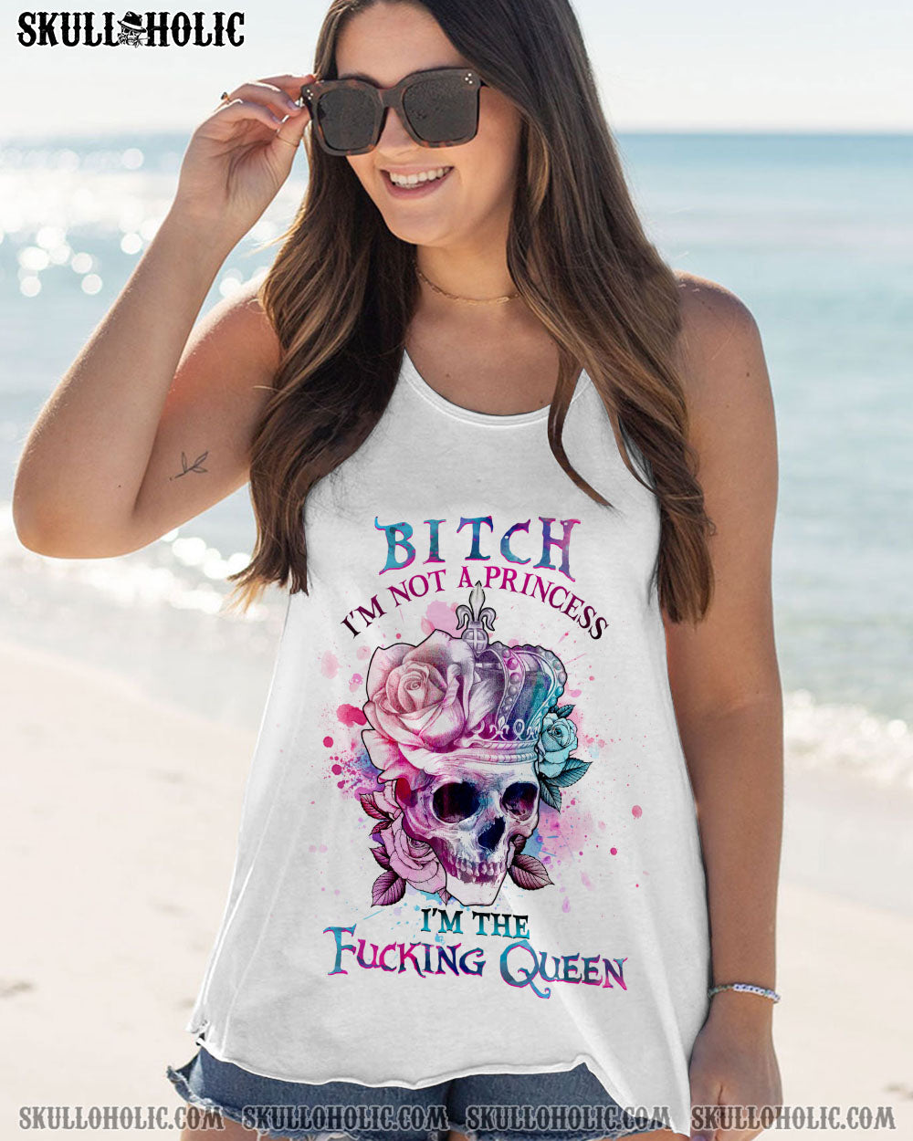 I’M THE F QUEEN SKULL ALL OVER PRINT – YHHG1402234