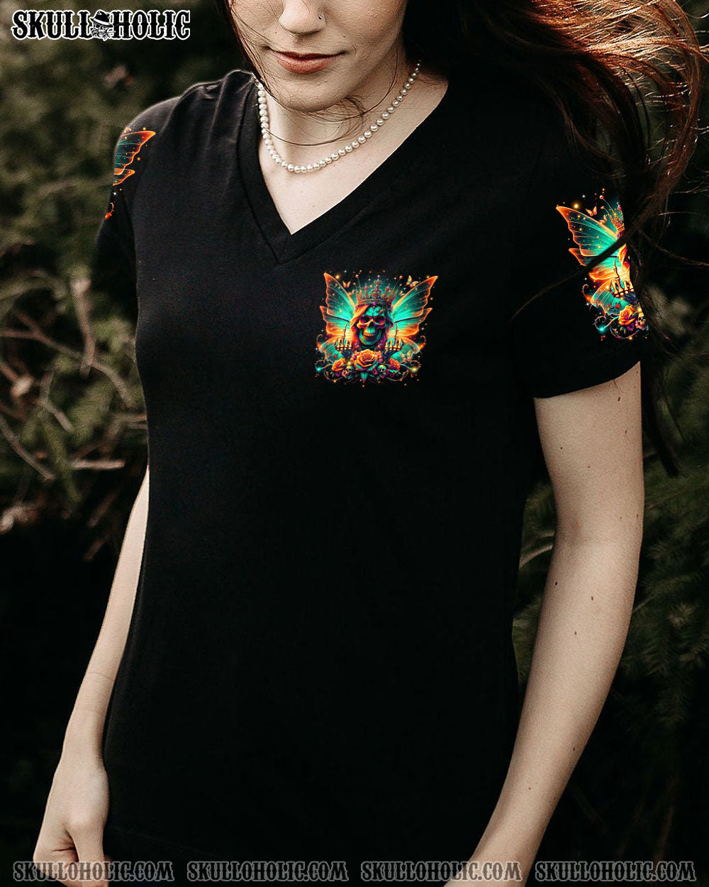 I’M THE F QUEEN SKULL WINGS ALL OVER PRINT – TLTR2406243