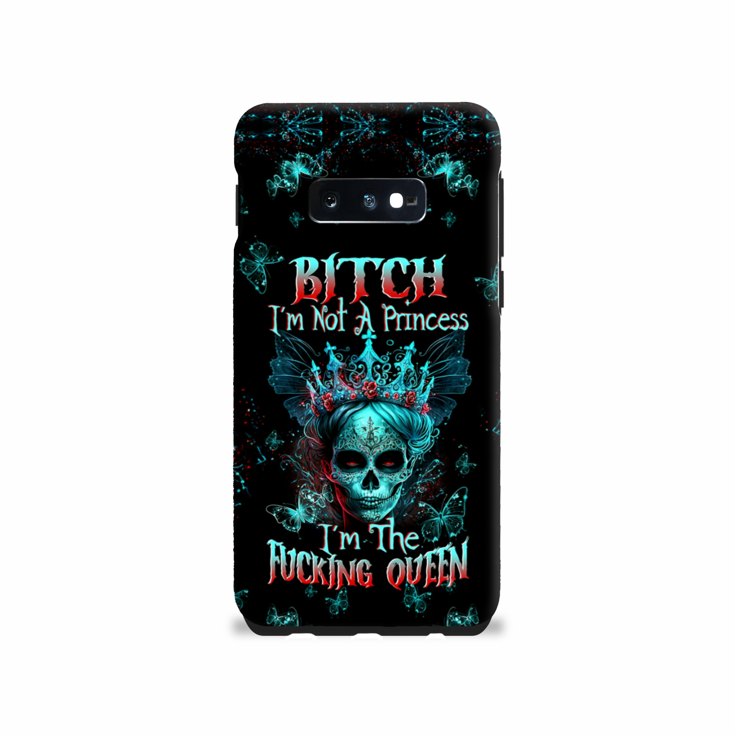 I’M THE F QUEEN SUGAR SKULL PHONE CASE – TLTW0504235