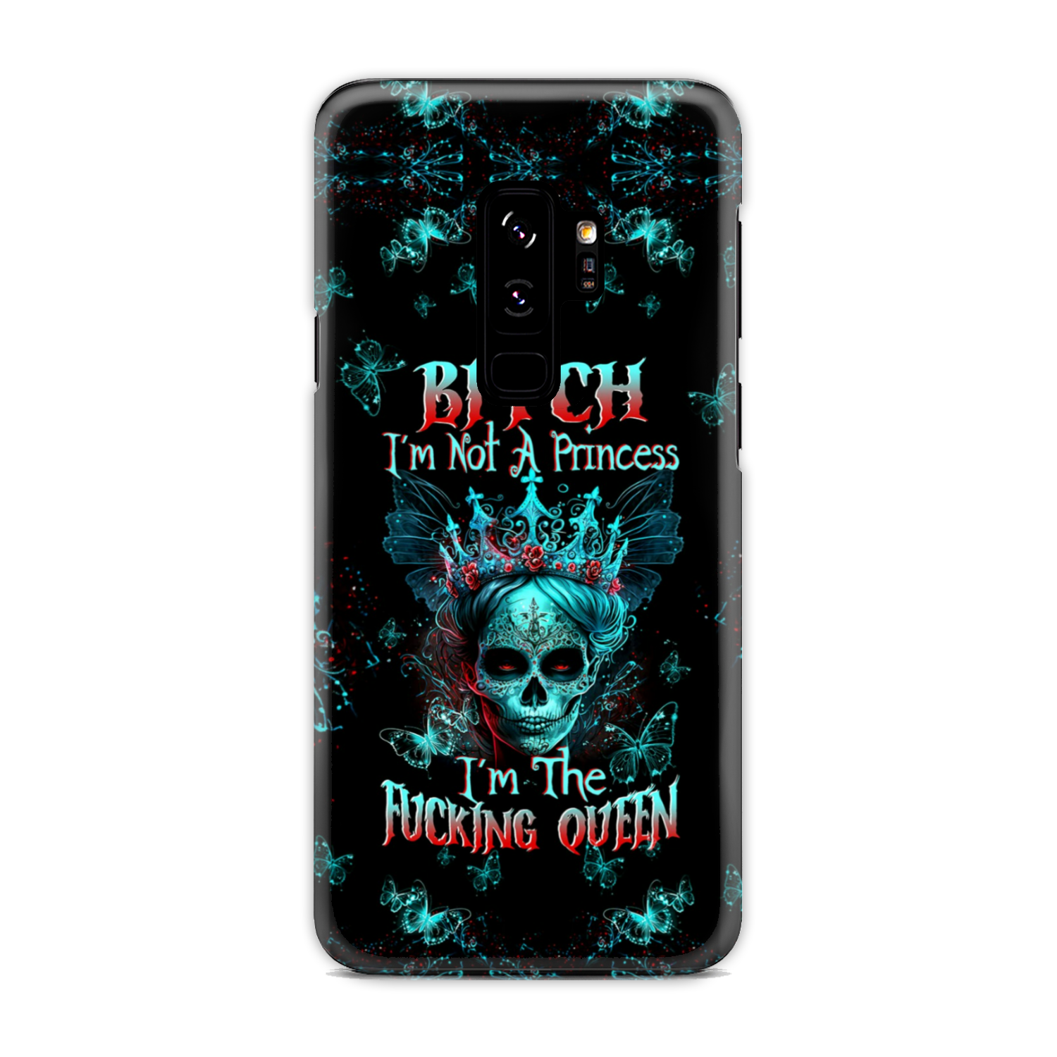 I’M THE F QUEEN SUGAR SKULL PHONE CASE – TLTW0504235