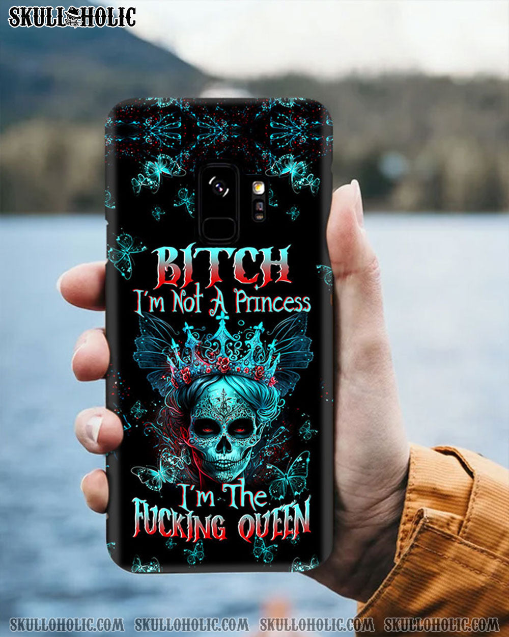 I’M THE F QUEEN SUGAR SKULL PHONE CASE – TLTW0504235