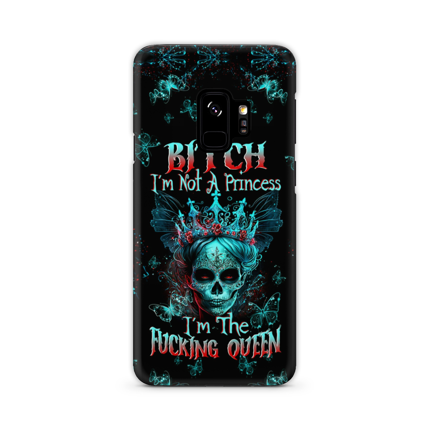 I’M THE F QUEEN SUGAR SKULL PHONE CASE – TLTW0504235
