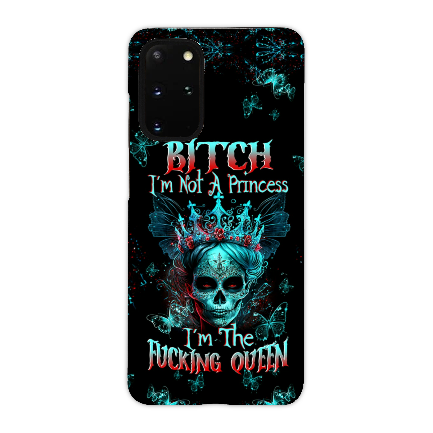 I’M THE F QUEEN SUGAR SKULL PHONE CASE – TLTW0504235