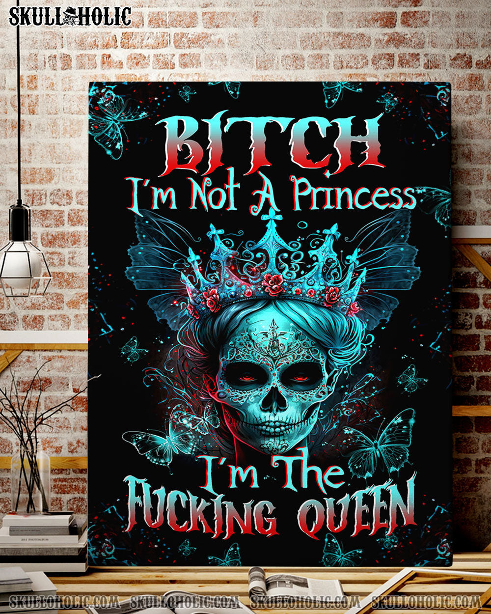 I’M THE F QUEEN SUGAR SKULL POSTER – TLTW0804233