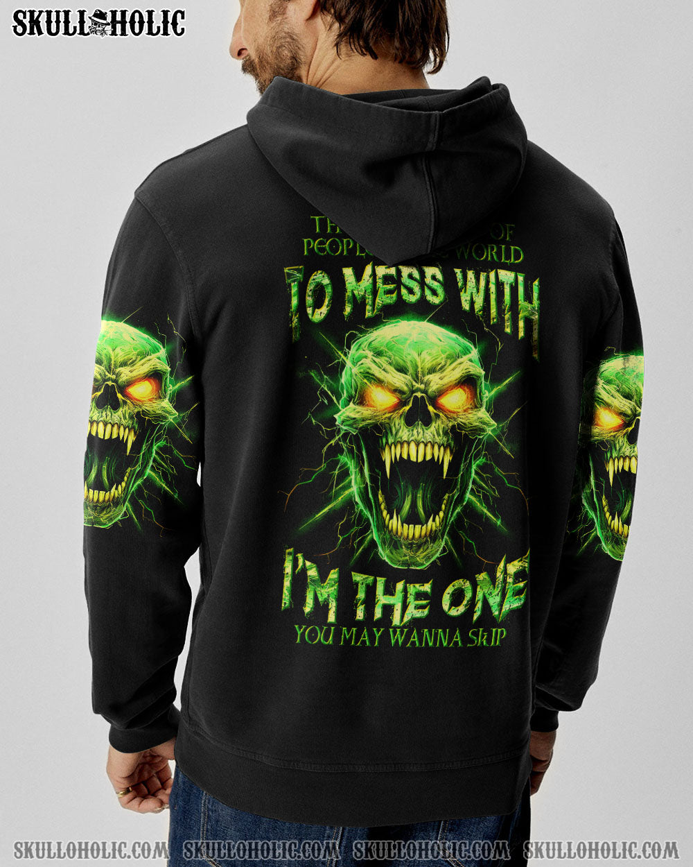 I’M THE ONE YOU MAY WANNA SKIP MAD SKULL ALL OVER PRINT – TLTW0507234