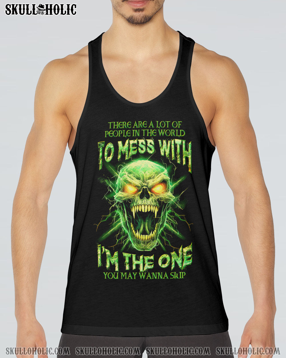 I’M THE ONE YOU MAY WANNA SKIP MAD SKULL ALL OVER PRINT – TLTW0507234