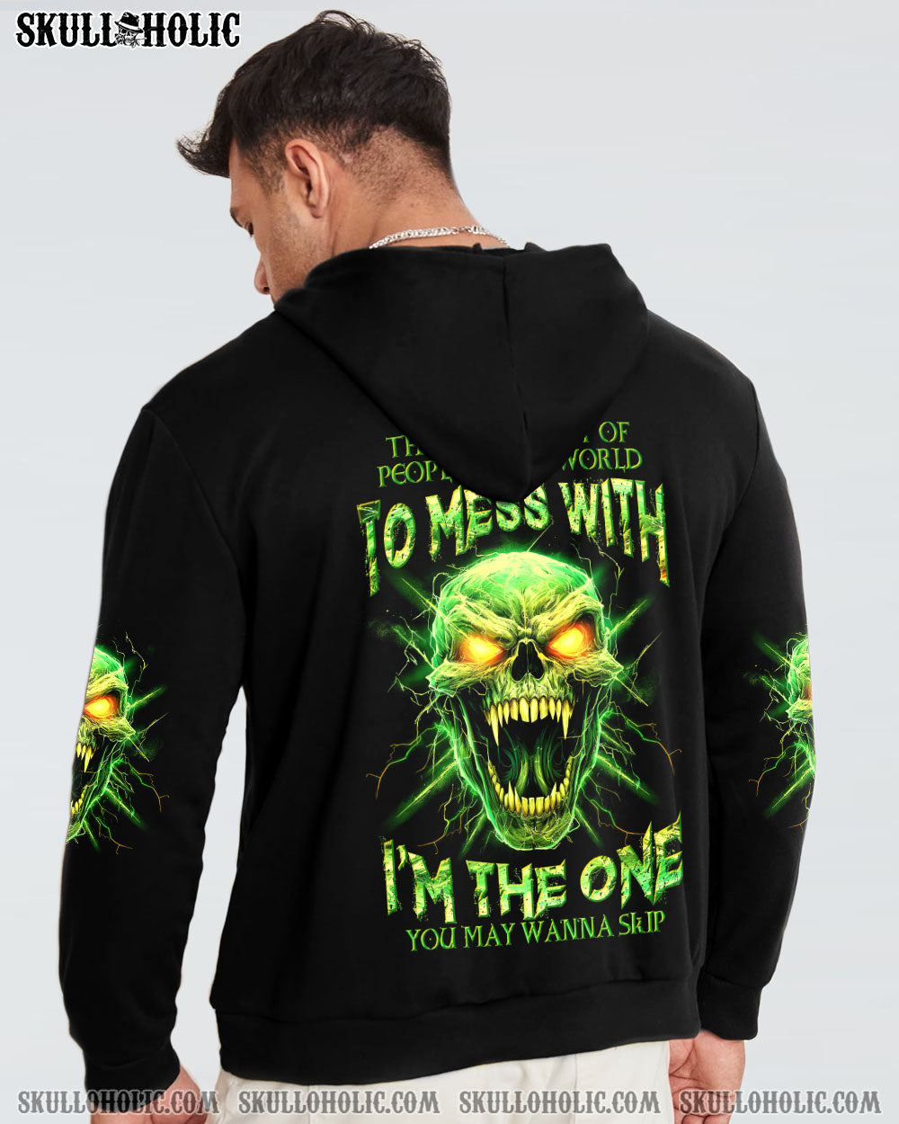 I’M THE ONE YOU MAY WANNA SKIP MAD SKULL ALL OVER PRINT – TLTW0507234
