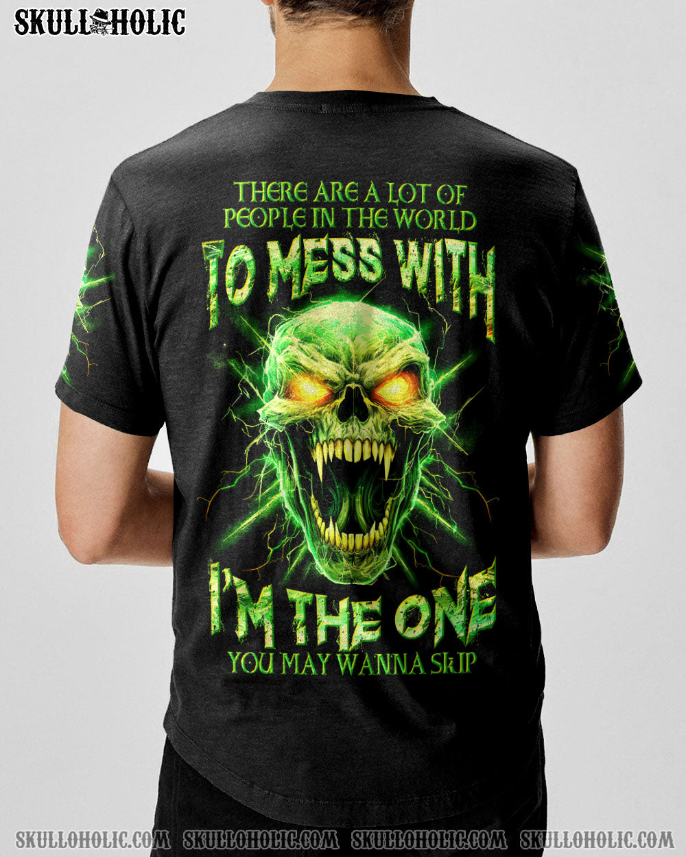 I’M THE ONE YOU MAY WANNA SKIP MAD SKULL ALL OVER PRINT – TLTW0507234