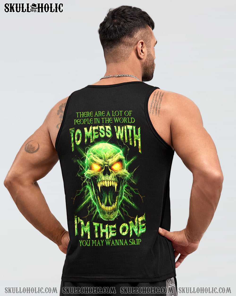 I’M THE ONE YOU MAY WANNA SKIP MAD SKULL ALL OVER PRINT – TLTW0507234