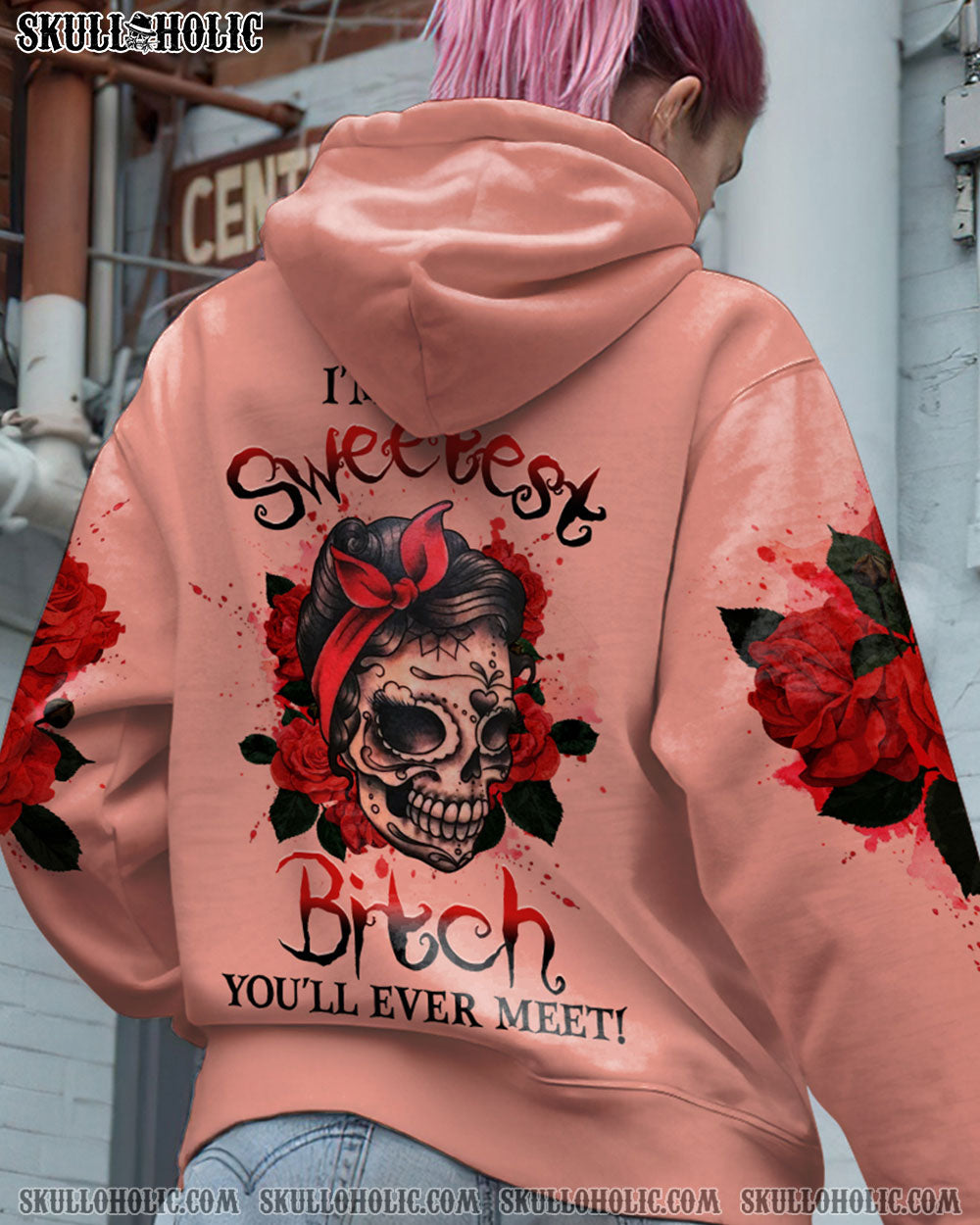 I'M THE SWEETEST B ALL OVER PRINT - YHHG2712222