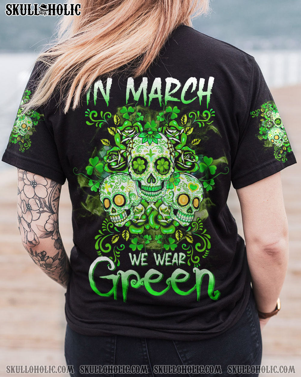 IN MARCH WE WEAR GREEN PATRICK’S DAY ALL OVER PRINT – TLTW1601235