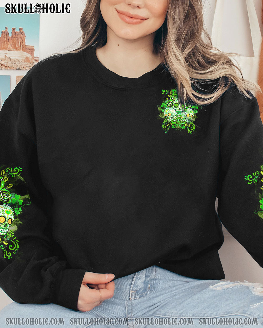 IN MARCH WE WEAR GREEN PATRICK’S DAY ALL OVER PRINT – TLTW1601235