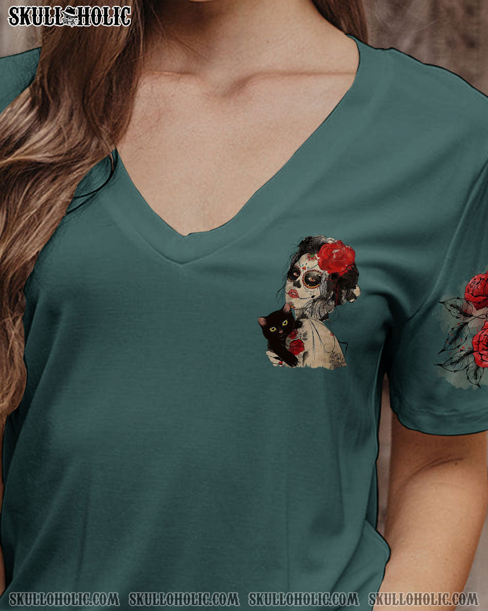 INKED MAMA SUGAR SKULL ALL OVER PRINT – TLTW0103233