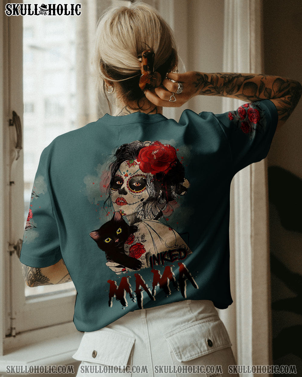 INKED MAMA SUGAR SKULL ALL OVER PRINT – TLTW0103233