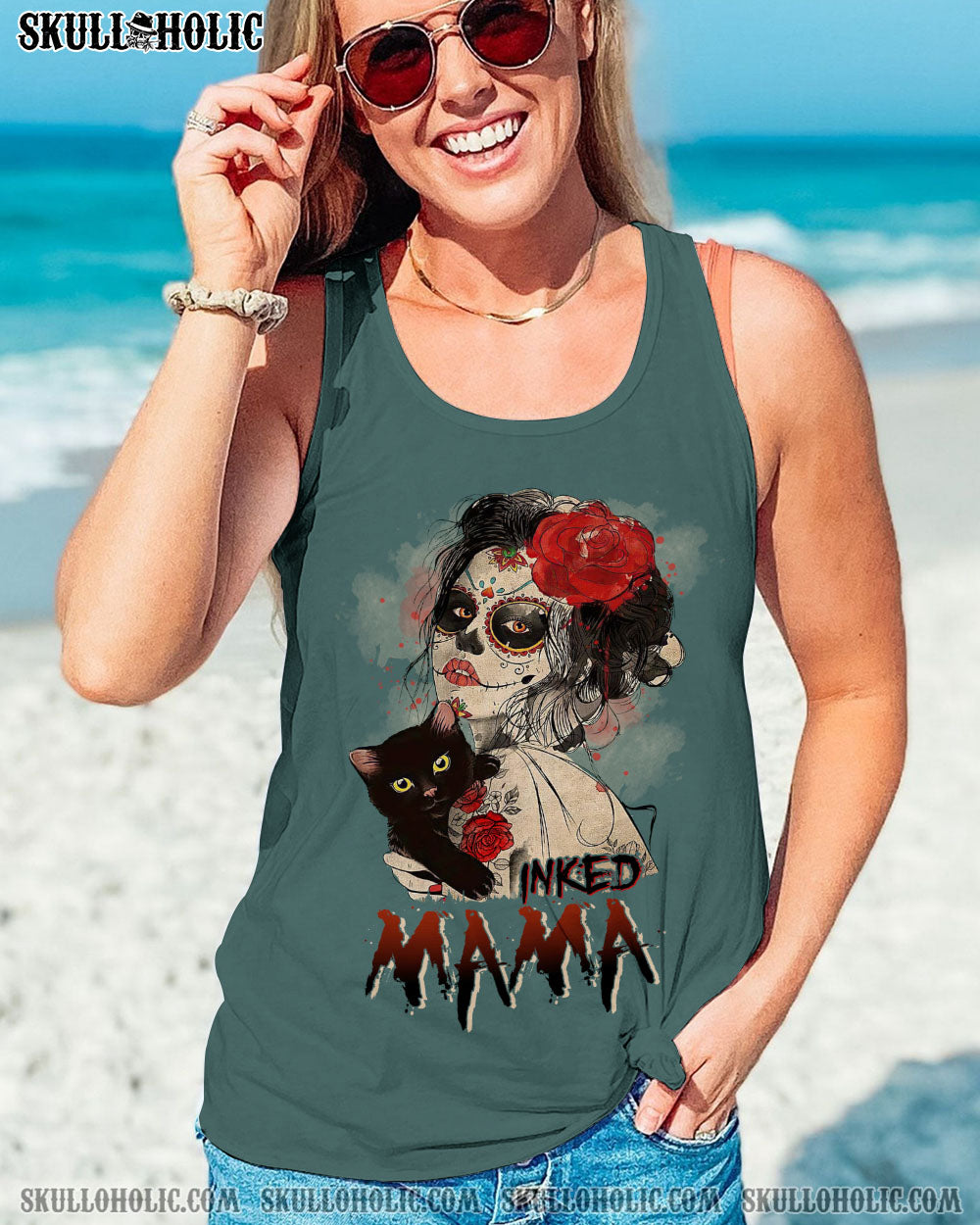INKED MAMA SUGAR SKULL ALL OVER PRINT – TLTW0103233