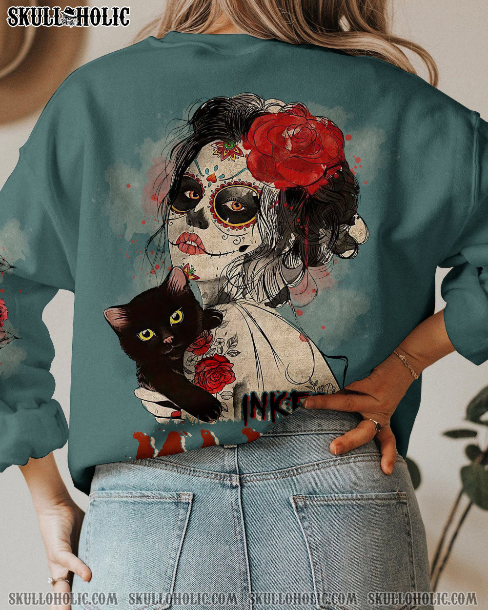 INKED MAMA SUGAR SKULL ALL OVER PRINT – TLTW0103233