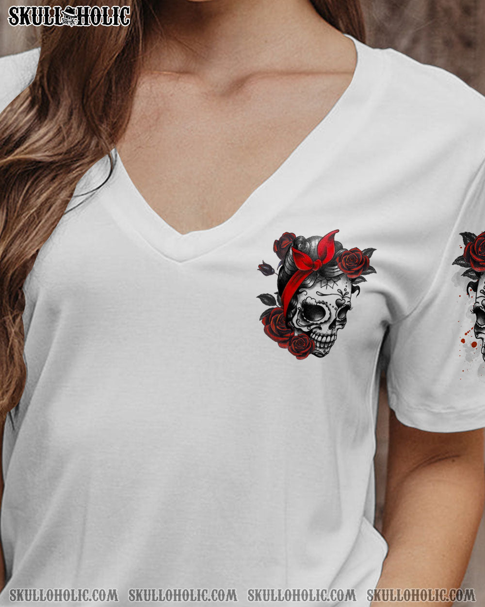 INKED MAMA TATOOED SKULL ALL OVER PRINT – TLTR2202234